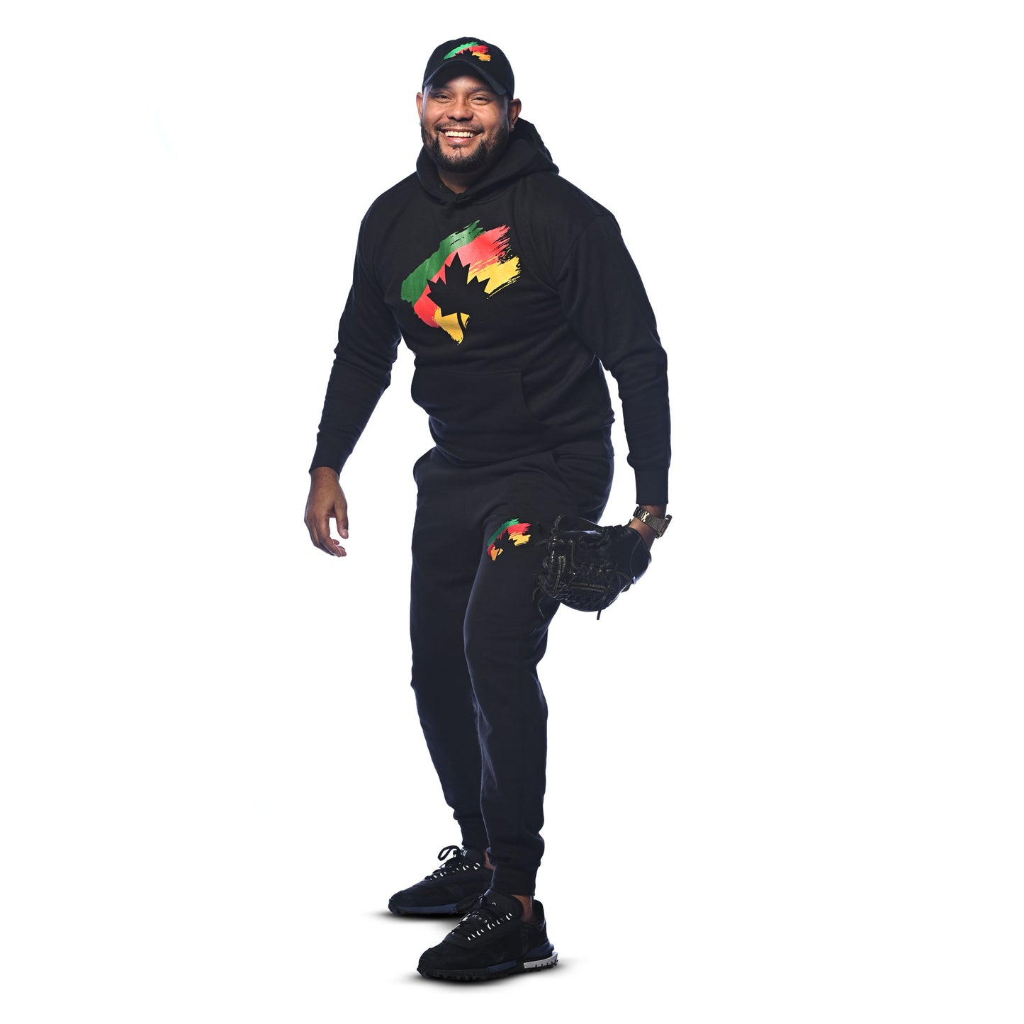 Black Maple Unisex Fleece Joggers