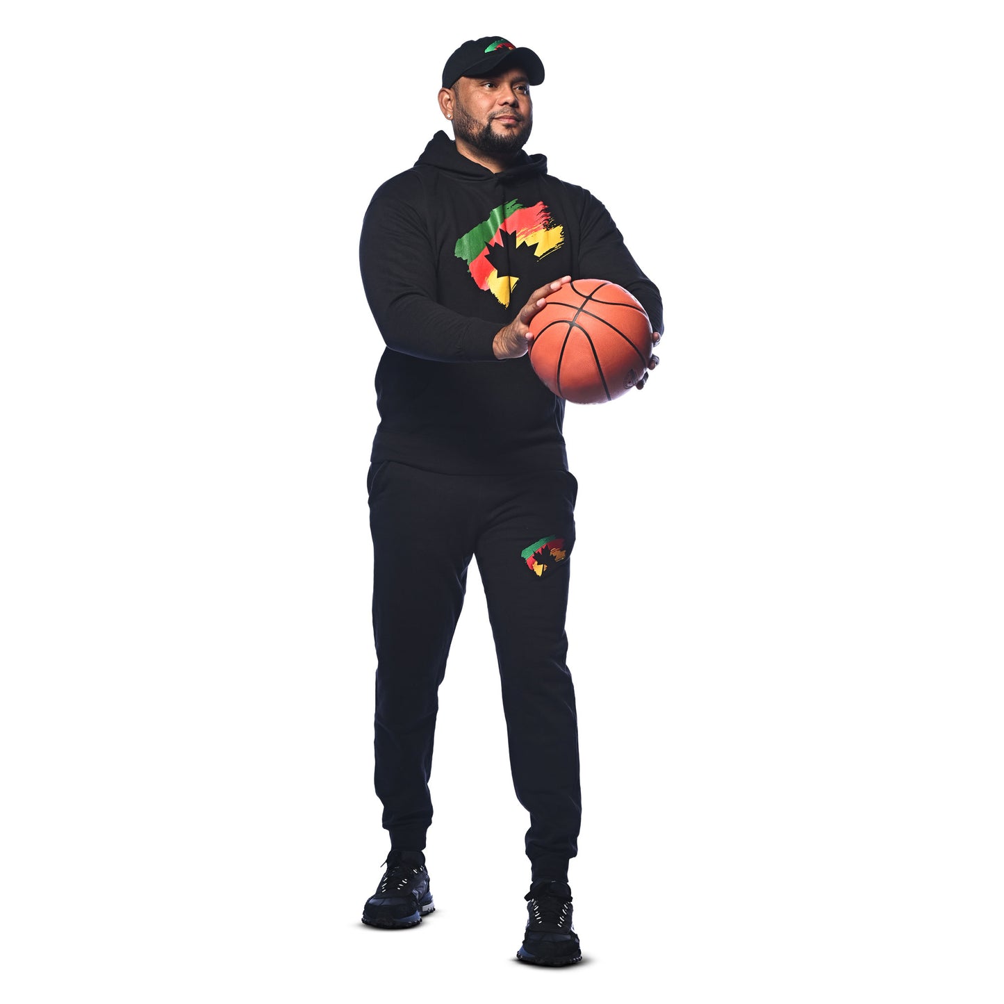 Black Maple Unisex Fleece Joggers